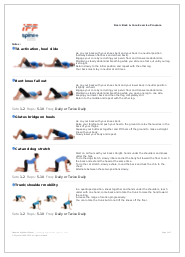 Back & Core Exercises (5  Easy Exercises)